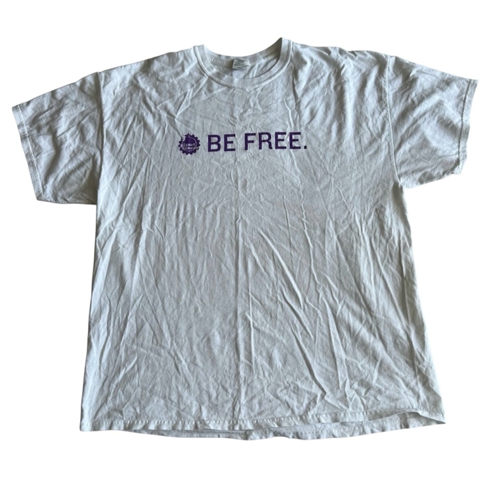 Gildan Planet Fitness Graphic Short Sleeve Tee - 2XL, White